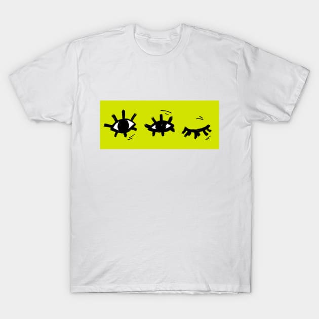 The horizontal all knowing eyes T-Shirt by geep44